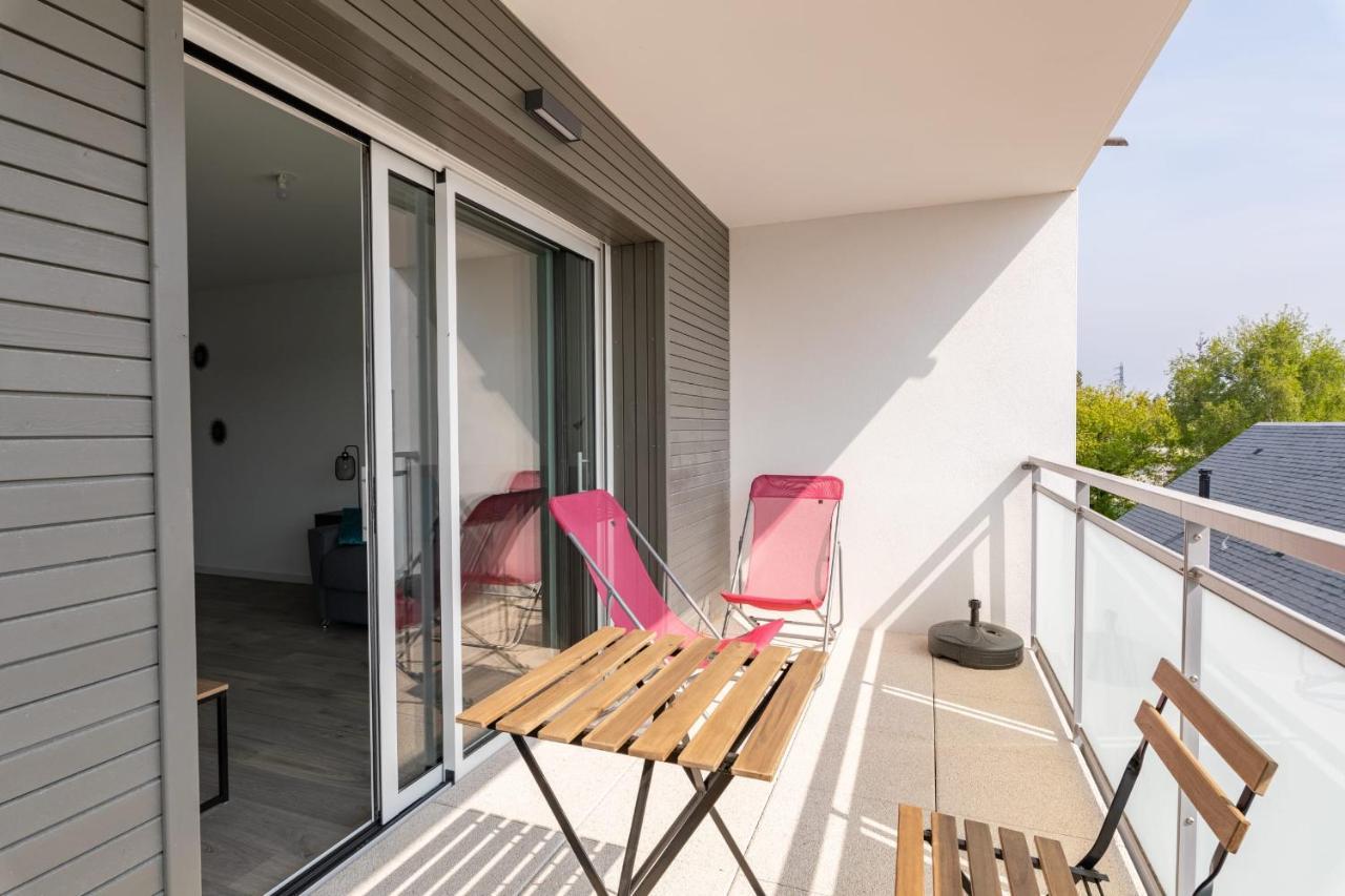 Апартаменты L'Ecume - Studio Moderne Avec Grand Balcon Et Place De Parking Динар Экстерьер фото