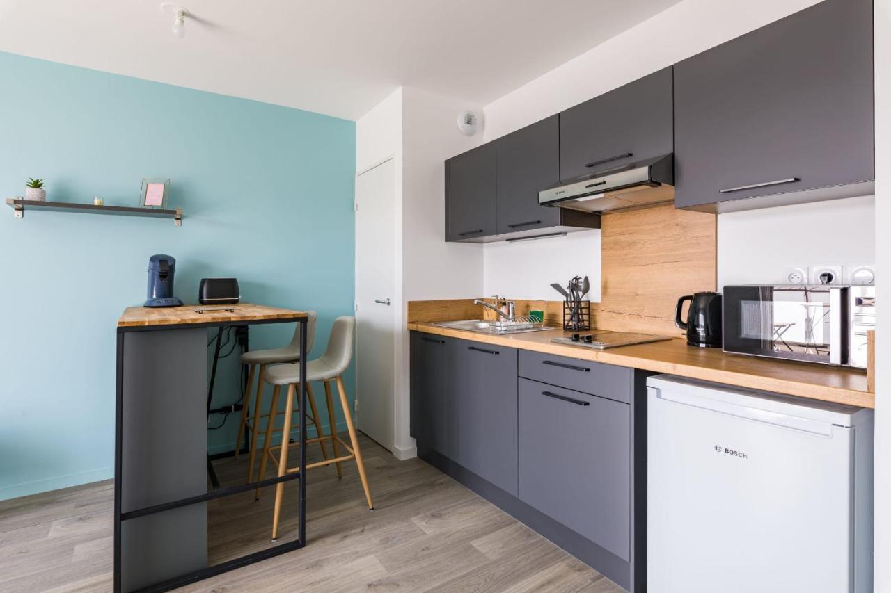 Апартаменты L'Ecume - Studio Moderne Avec Grand Balcon Et Place De Parking Динар Экстерьер фото