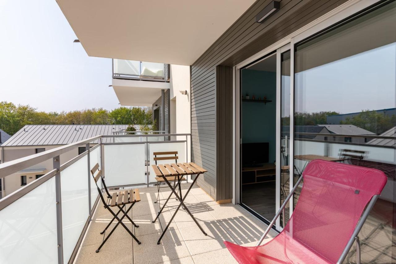 Апартаменты L'Ecume - Studio Moderne Avec Grand Balcon Et Place De Parking Динар Экстерьер фото