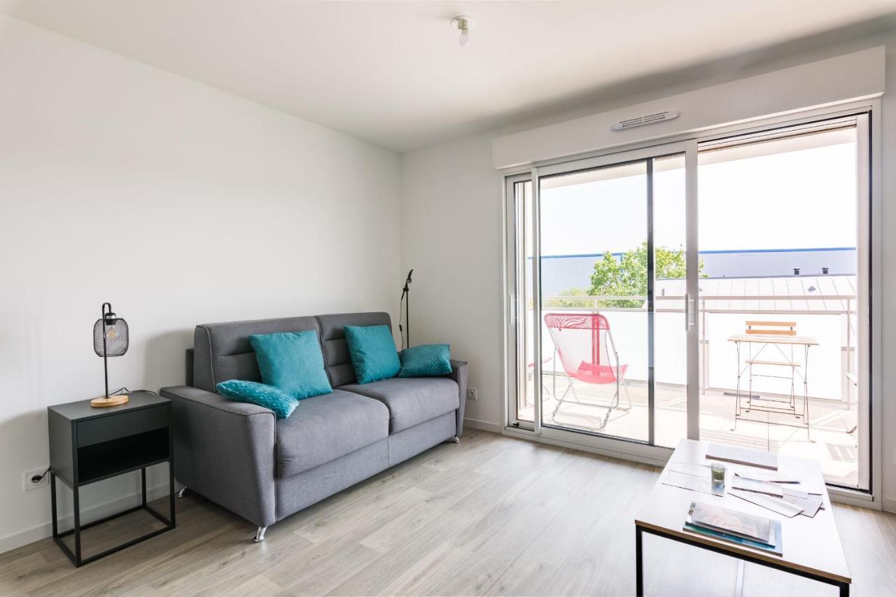Апартаменты L'Ecume - Studio Moderne Avec Grand Balcon Et Place De Parking Динар Экстерьер фото